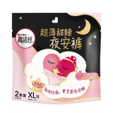 Kotex高洁丝超薄甜睡安心裤XL 2条