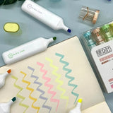 Jiwusha集物社超软头荧光笔记号笔紫红色