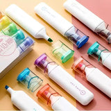 Jiwusha Soft Highlighter Mark Pen Light Purple