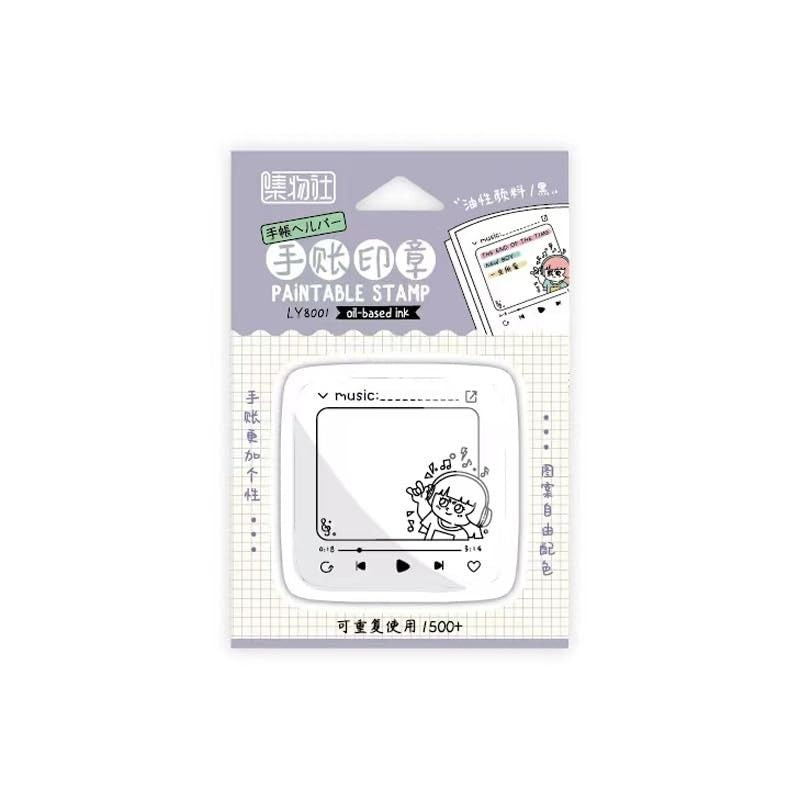 Jiwusha Paint Table Stamp Play Music