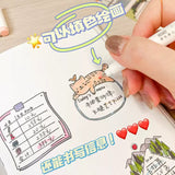 Jiwusha集物社手账印章支出表格