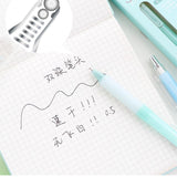 Jiwusha集物社ST双珠笔头速干按动中性笔