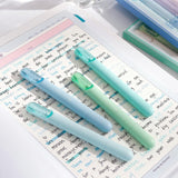 Jiwusha Natural Color Highlighter Pen 7390C 4pcs