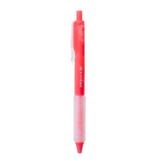 Jiwusha Acrylic Colored Retractable Gel Pen GP9300 Rouge Red 1pcs