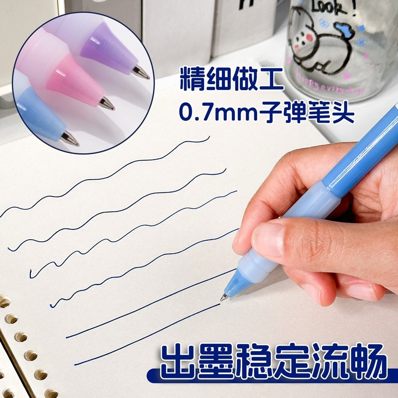 Jiwusha Acrylic Colored Retractable Gel Pen GP9300 Sakura Pink 1pcs