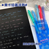 Jiwusha Acrylic Colored Retractable Gel Pen GP9300 Mountain Blue 1pcs