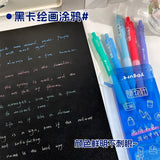 Jiwusha Acrylic Colored Retractable Gel Pen GP9300 Summer Green 1pcs