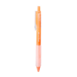 Jiwusha Acrylic Colored Retractable Gel Pen GP9300 Cinnamon Orange 1pcs