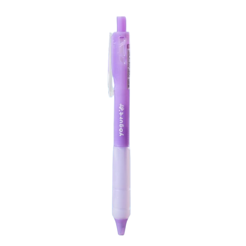 Jiwusha Acrylic Colored Retractable Gel Pen GP9300 Hyacinth Purple 1pcs