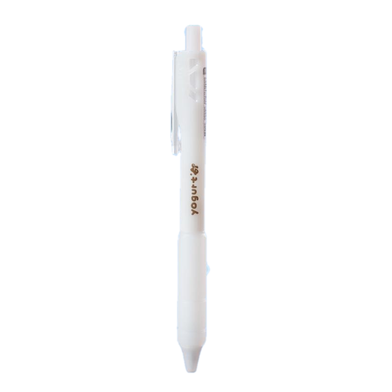 Jiwusha Acrylic Colored Retractable Gel Pen GP9300 White 1pcs