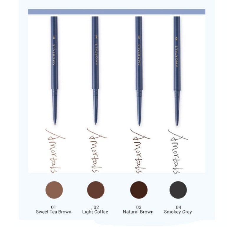 Amortals Ultra-Fine Eyebrow Pencil Waterproof #04 Smoky Gray