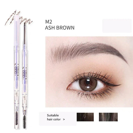 Flortte Mood Institute Eyebrow Pencil #M2 Ash Brown