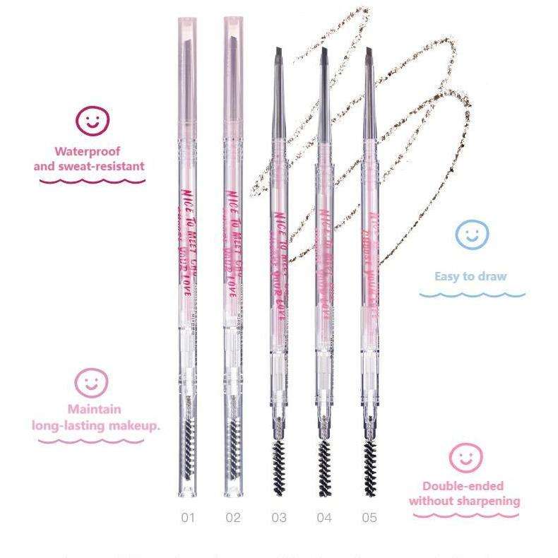 Flortte Sculpting Eyebrow Pencil #M2 Ash Brown