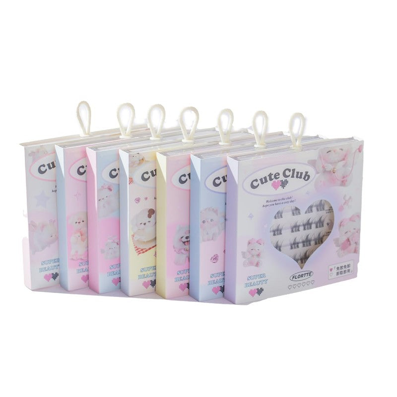 Flortte Super Beauty Series Adhesive-Free False Eyelashes Adorable Cheeks