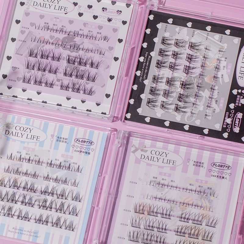 Flortte Cozy Daily Life Glue-Free False Eyelashes #04 Natural Beauty