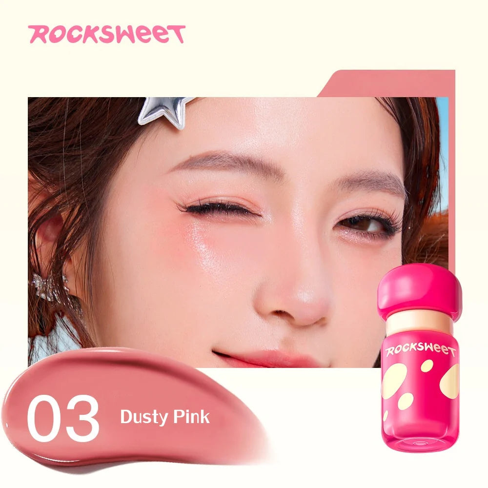 Rock Sweet摇滚甜心果谱蜜光腮红液#03莲雾奶霜