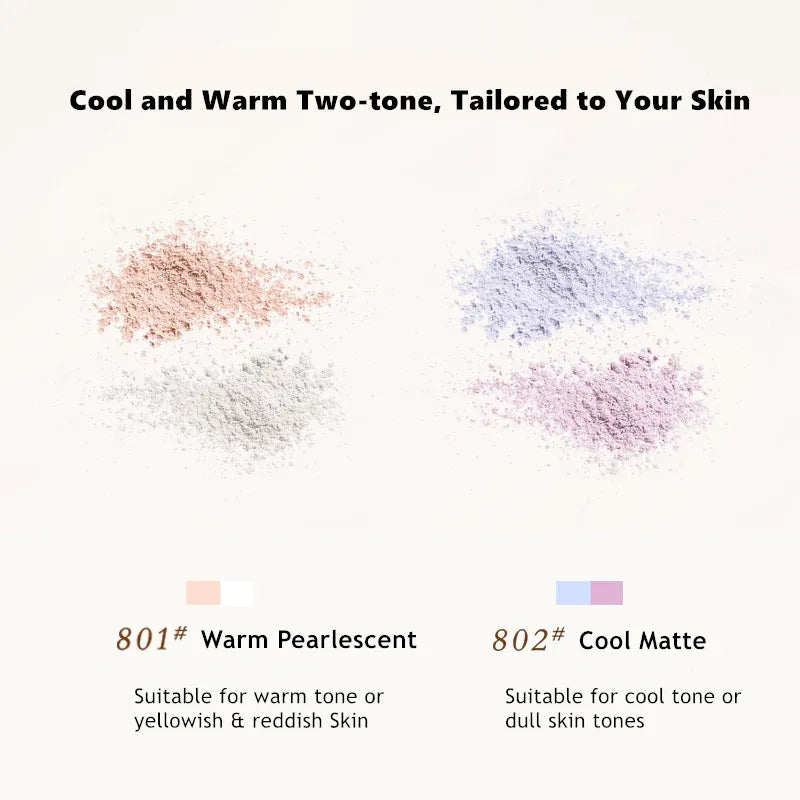 MaoGeping Two-color Setting Loose Powder #801 Warm Pearlescent 6.5g