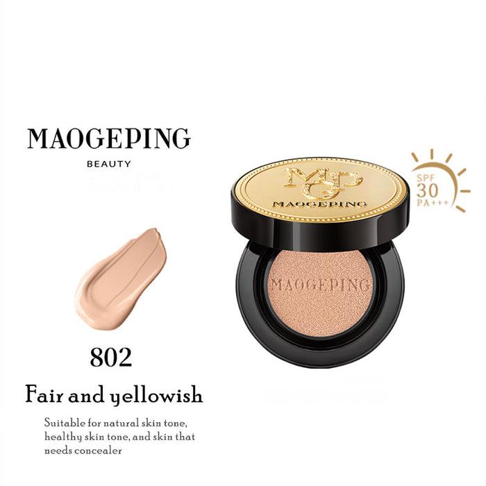 Maogeping Luxury Caviar Flawless Liquid Foundation Cushion #802 FAIR AND YELLOWISH
