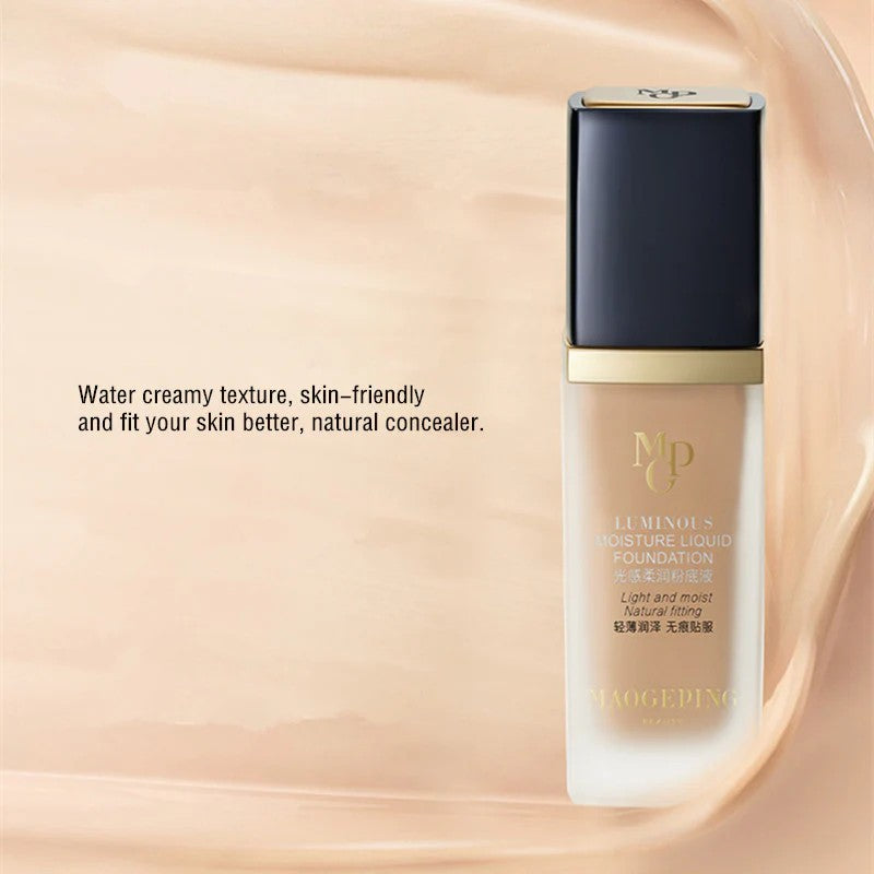 MaoGeping Luminous Moisture Light Natural Fitting Liquid Foundation #M801 Fair