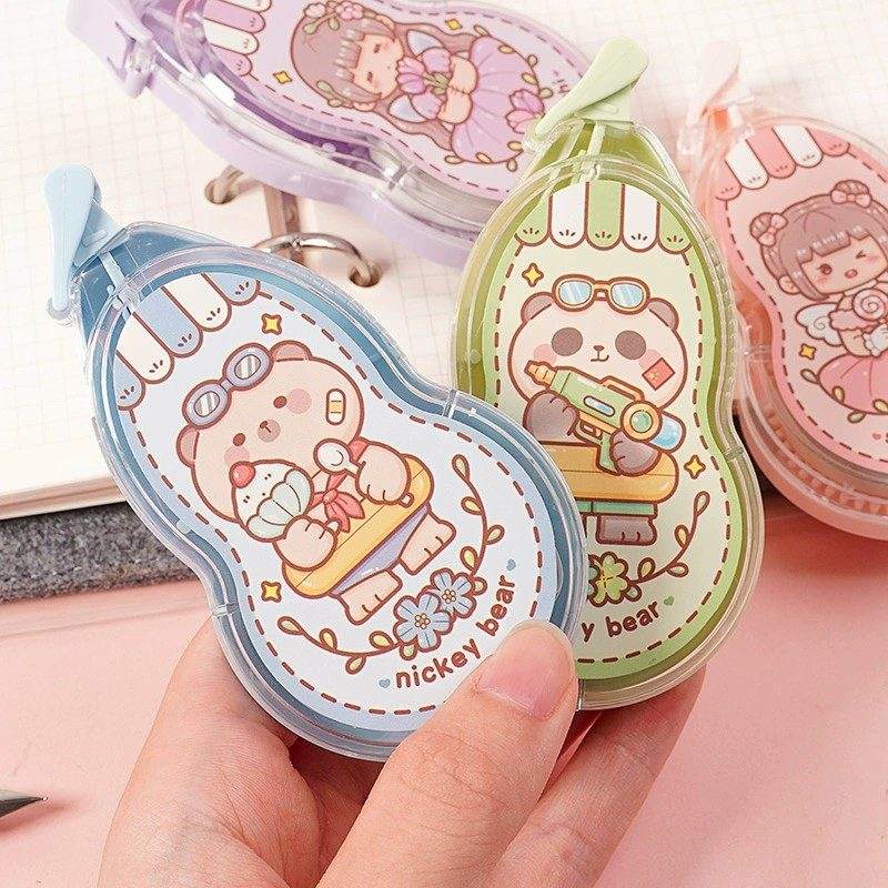 Duga Small Mochi Milk Bear Correction Tape Green