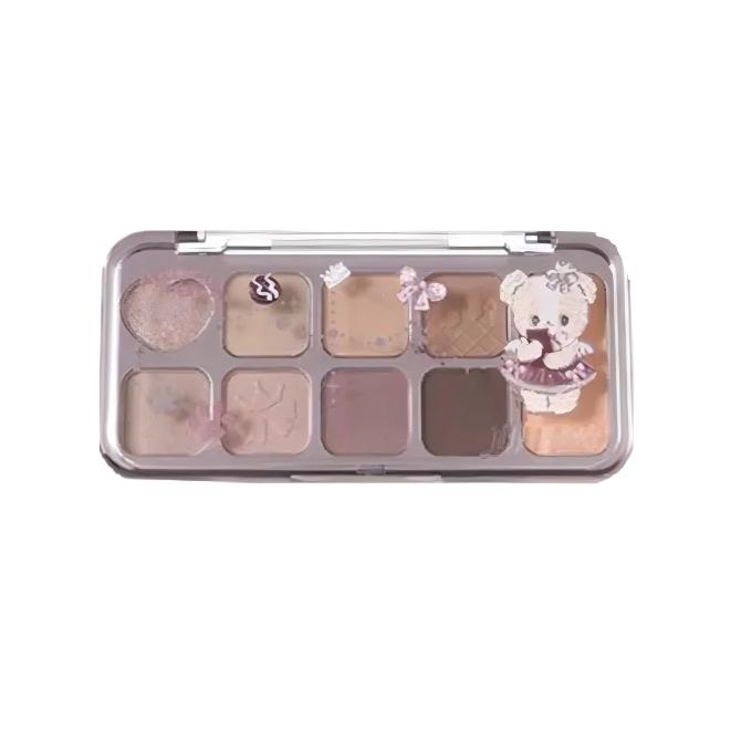 Jlillleen小熊九色综合眼影盘#902冷萃烟木灰