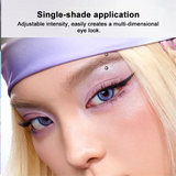 Uhue Y3K Single Eyeshadow Cream #K01 Ocean Blue With Silver Shimmer