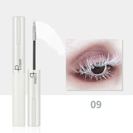 Pudaier Volumizing & Lengthening Colored Mascara White