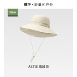 Beneunder Breathable Fisherman UV Protection Sun Hat AS713 White