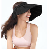 Beneunder Shell Black Vinyl Sun Hat BM532 Twilight Black