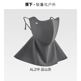 Beneunder Cooling Neck Protection Sunscreen Mask AL219 Mountain Gray
