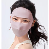 Beneunder Lightweight Face Sun Protection Mask AL204 Grayish Pink