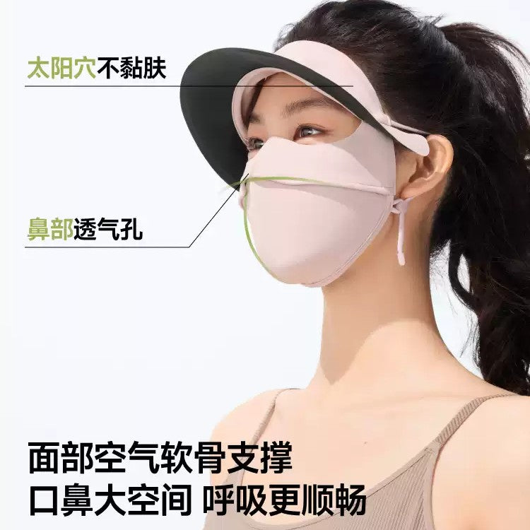 Beneunder Full Face Sunscreen Mask AL333 Graphite Gray