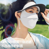 Beneunder蕉下帽檐款全脸防晒面罩AL333灰藕粉