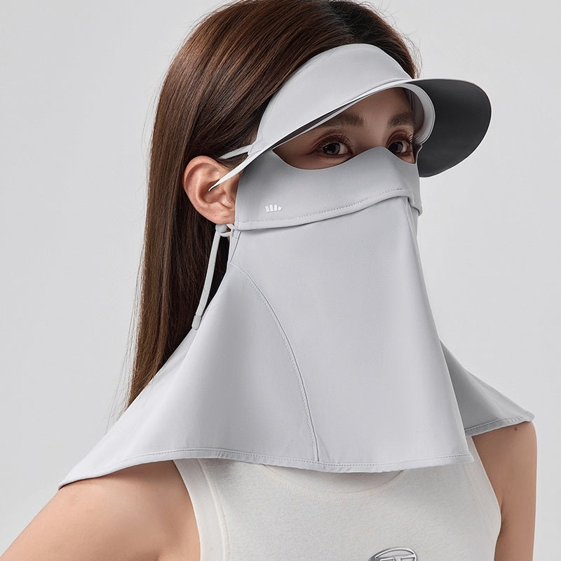 Beneunder Full-face Sun Protection Mask AL341 Blue Smoke Gray