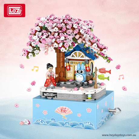 LOZ Mini Blocks Cherry Blossom Music Box NO.1221