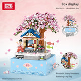 LOZ Mini Blocks Cherry Blossom Music Box NO.1221