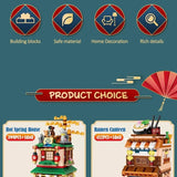 Loz Mini Block Hot Spring House