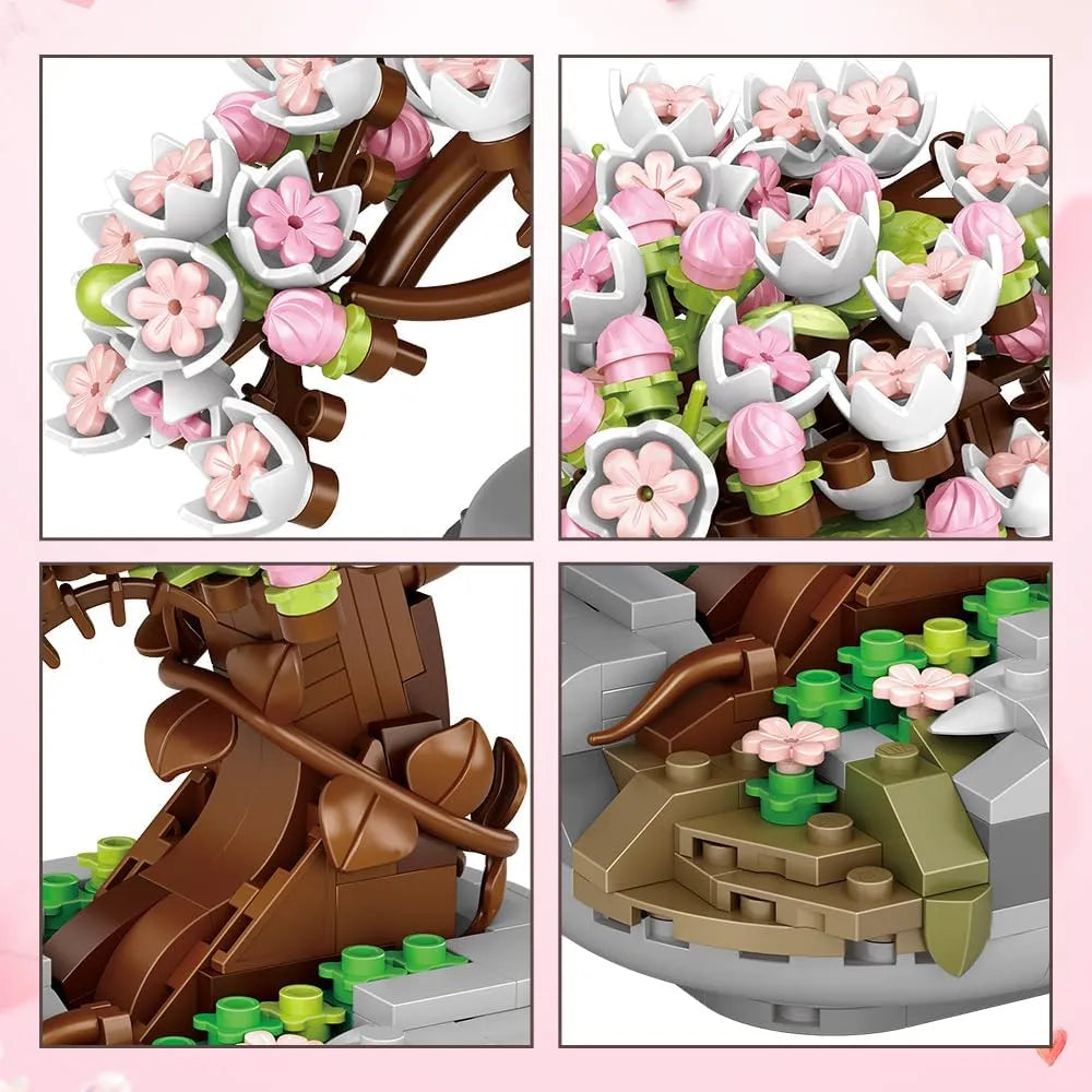 Loz Mini Blocks Cherry Blossom Bonsai Tree NO.1661