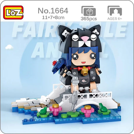 Loz Mini Blocks Fairy Tale Animal Cat Girl NO.1664