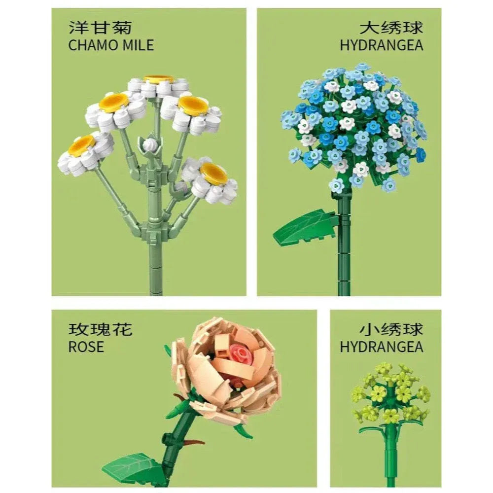 Loz永生花积木摆件灿若星河NO.1671