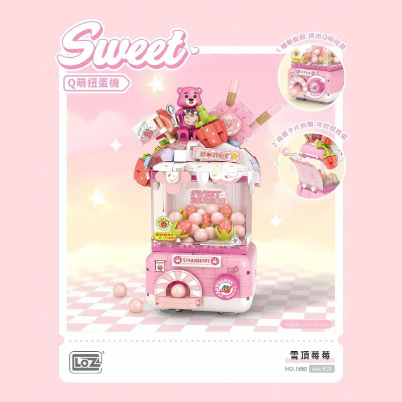 Loz迷你扭蛋机积木摆件雪顶莓莓NO.1680