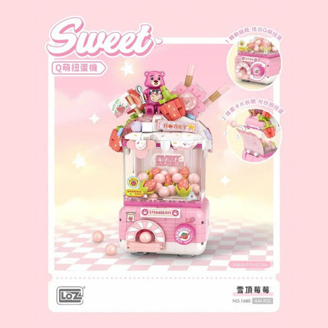 Loz迷你扭蛋机积木摆件雪顶莓莓NO.1680