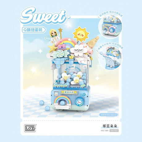 Loz微型扭蛋机积木摆件椰蓝朵朵NO.1681
