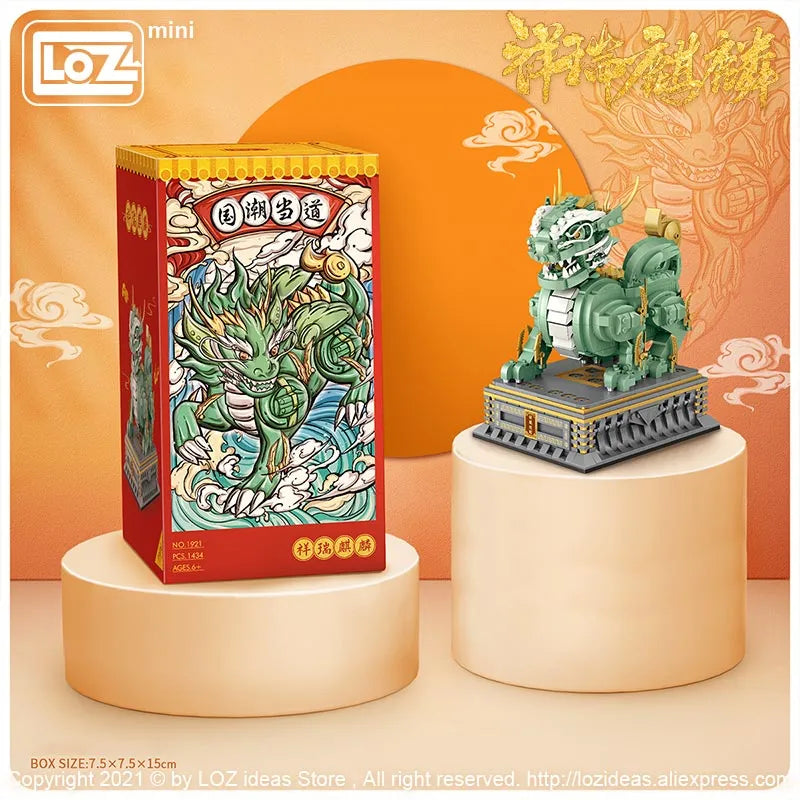LOZ Mini Block Chinese Beast Kylin NO.1921