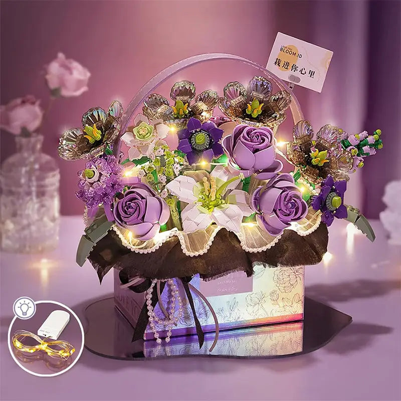 Loz Mini Blocks Flower Rose Romance NO.1952