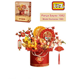 Loz国潮积木喜气福狮NO.1965
