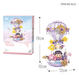 Loz音乐热气球积木摆件寻梦环游记NO.4111