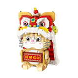 Loz Lion Dance And Lucky Cat NO.9258