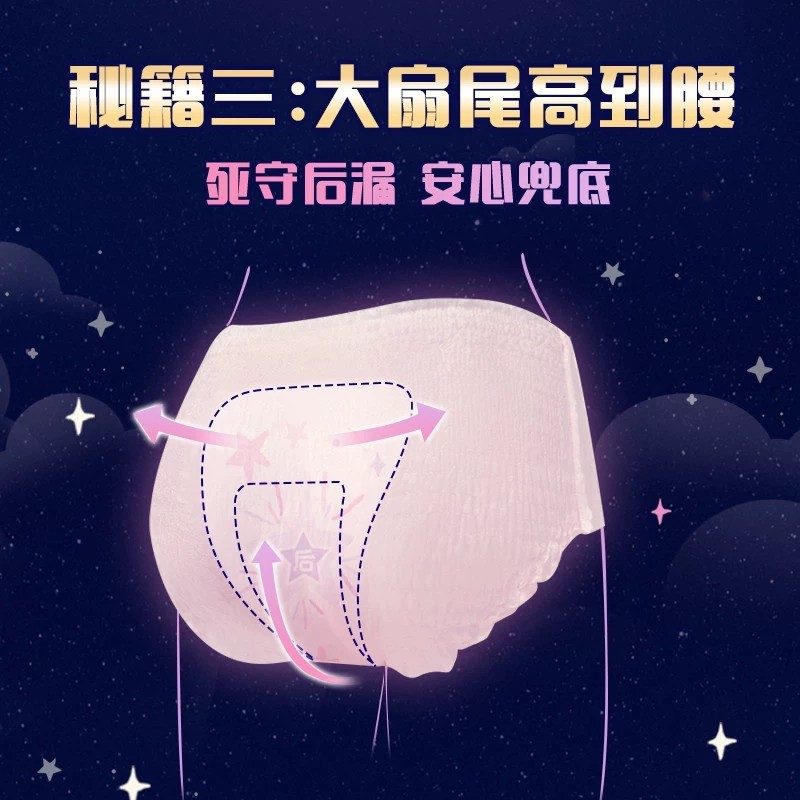 Sofy苏菲超熟睡蓬蓬云安心裤M-L 2条