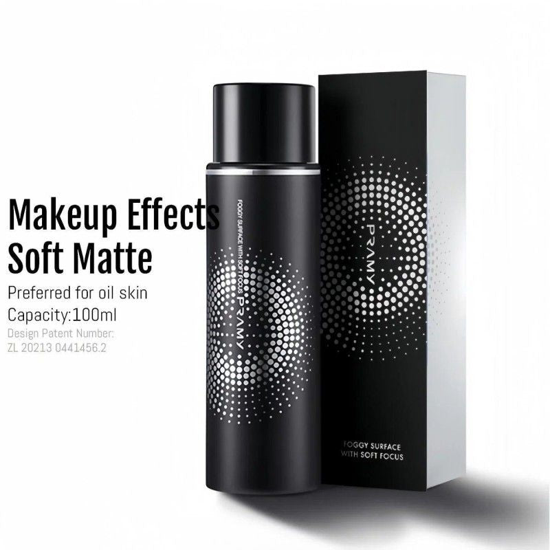 Pramy Matte Setting Spray Oil Control Black Bottle 100ml
